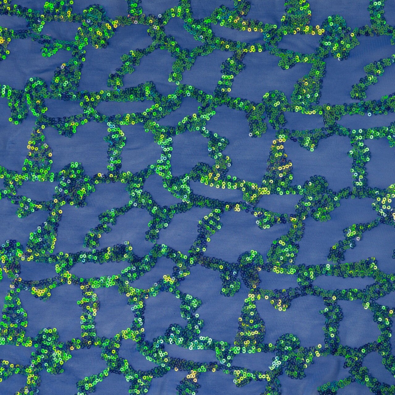 1 Yard Toni Stretch Mesh Sequin Fabric 2-Way Stretch Polyester Blend 56 Width